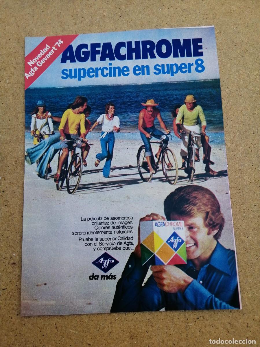 Otros art&iacute;culos de coleccionismo en papel: ANUNCIO. AGFACHROME SUPERCINE EN 8m/m