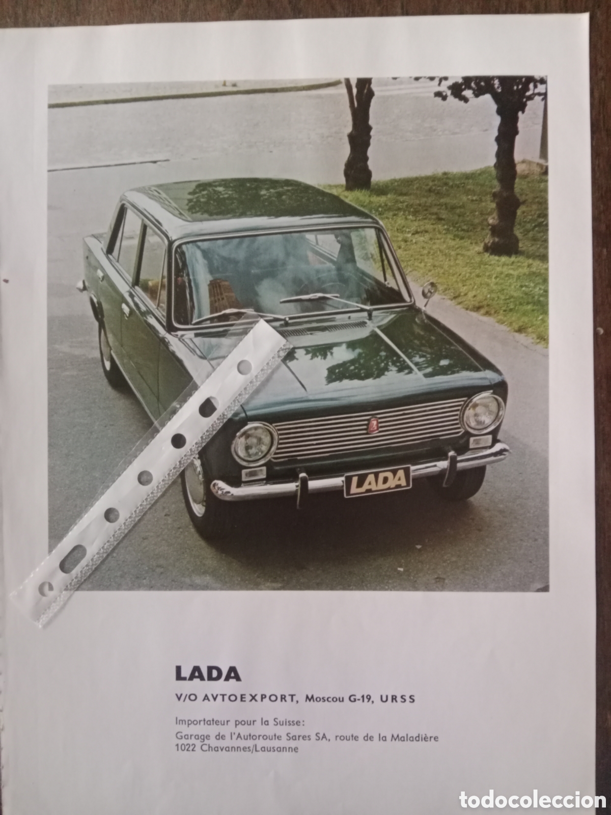 Otros art&iacute;culos de coleccionismo en papel: Publicidad autom&oacute;vil lada de 1975