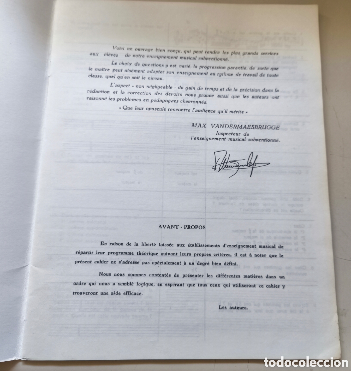 Otros art&iacute;culos de coleccionismo en papel: Exercices Th&eacute;oriques (Ejercicios Te&oacute;ricos). - Foto 3