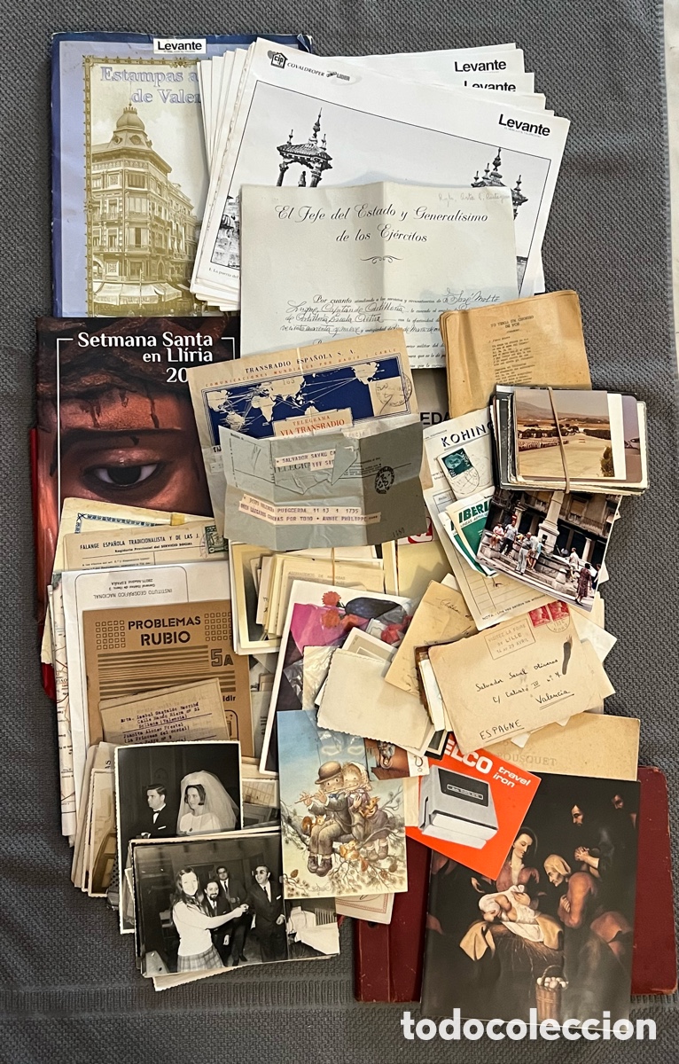 Otros art&iacute;culos de coleccionismo en papel: 3 KILOS.- COLECCIONISMO PAPELES VARIOS: Documentos, facturas, fotograf&iacute;as, estampas..
