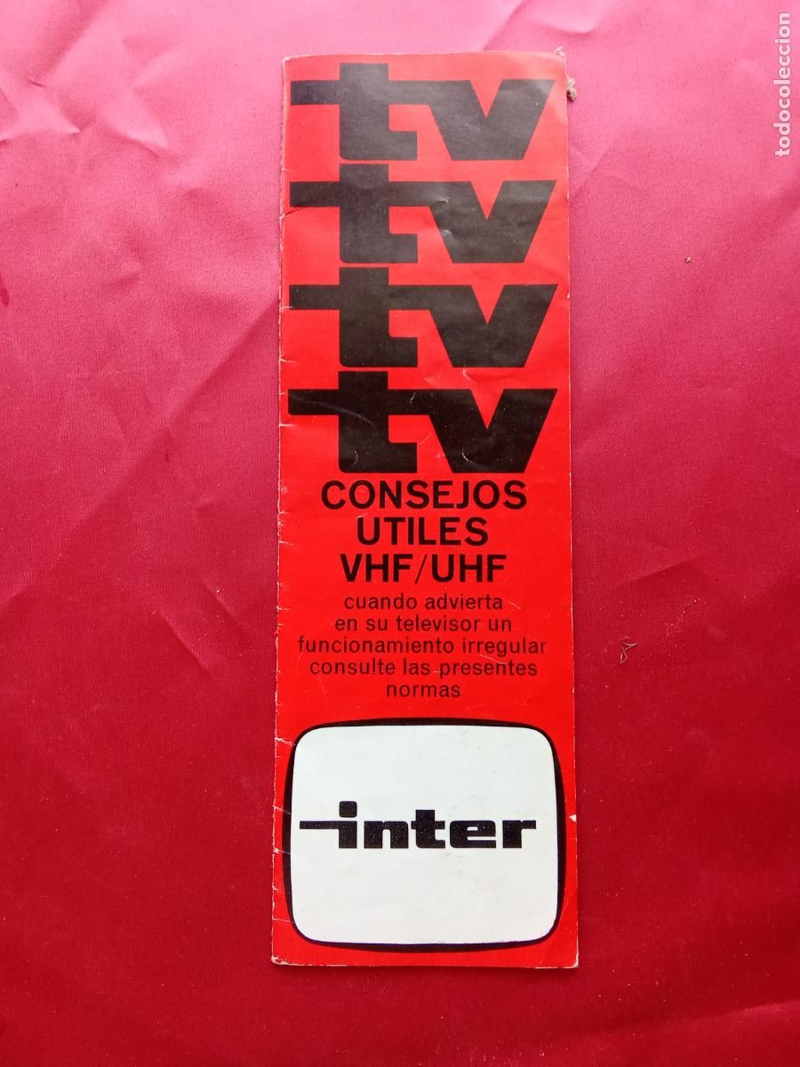 Otros art&iacute;culos de coleccionismo en papel: Folleto Vintage marca Inter Espa&ntilde;a a&ntilde;os 70 Papel.123