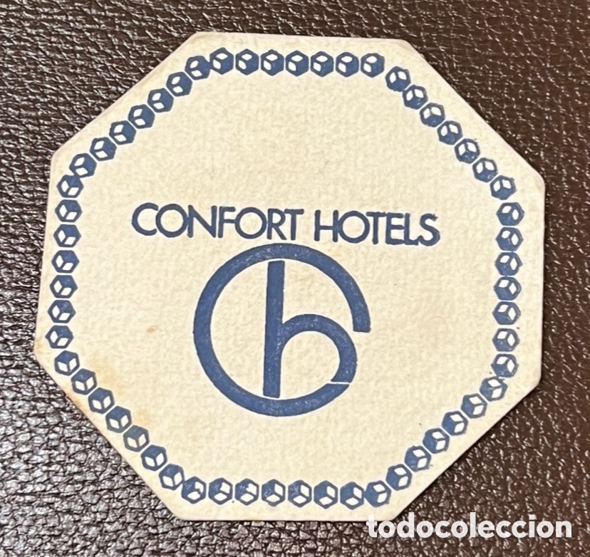 Otros art&iacute;culos de coleccionismo en papel: Posavasos. CONFORT HOTELS. Canarias. A&ntilde;os 70.