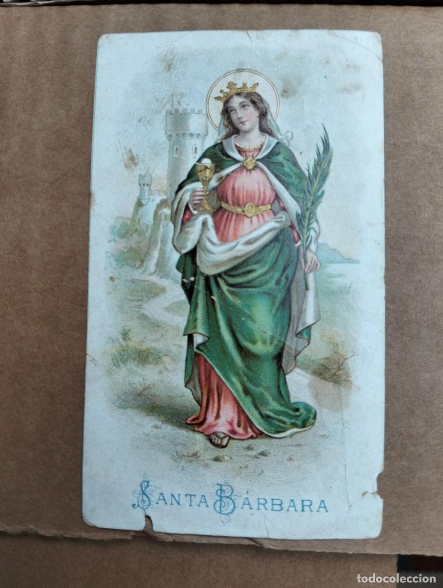 Otros art&iacute;culos de coleccionismo en papel: Cromo Santa Barbara , Publicidad Fabrica de chocolates y Mantecadas H.Granell y Martinez Astorga