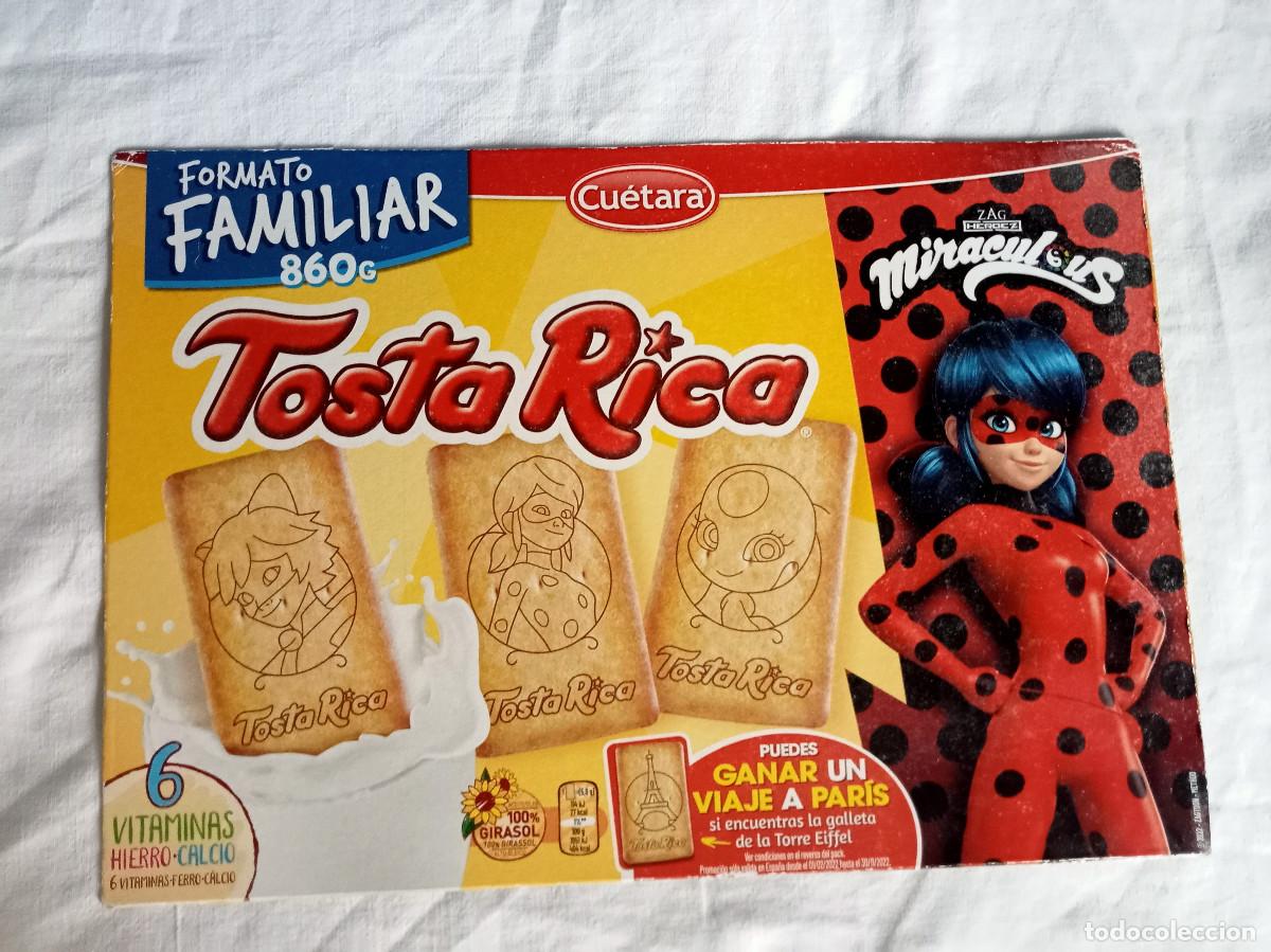 Otros art&iacute;culos de coleccionismo en papel: Carton promocional de caja de Tostarica Cu&eacute;tara Ladybug - Solo cartones
