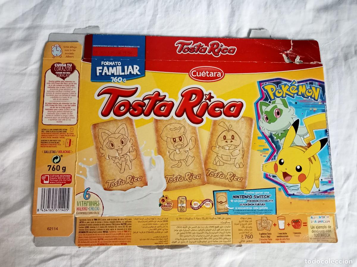 Otros art&iacute;culos de coleccionismo en papel: Caja Desmontada TostaRica Cu&eacute;tara - Pok&eacute;mon Escarlata P&uacute;rpura Sprigatito Fuecoco Quaxly (2023)