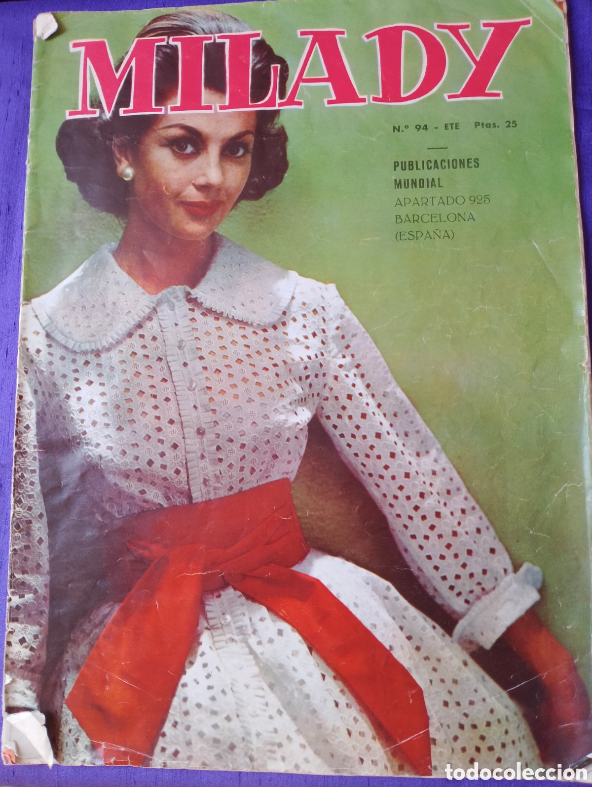 Otros art&iacute;culos de coleccionismo en papel: Revista Milady. N&uacute;mero 94.