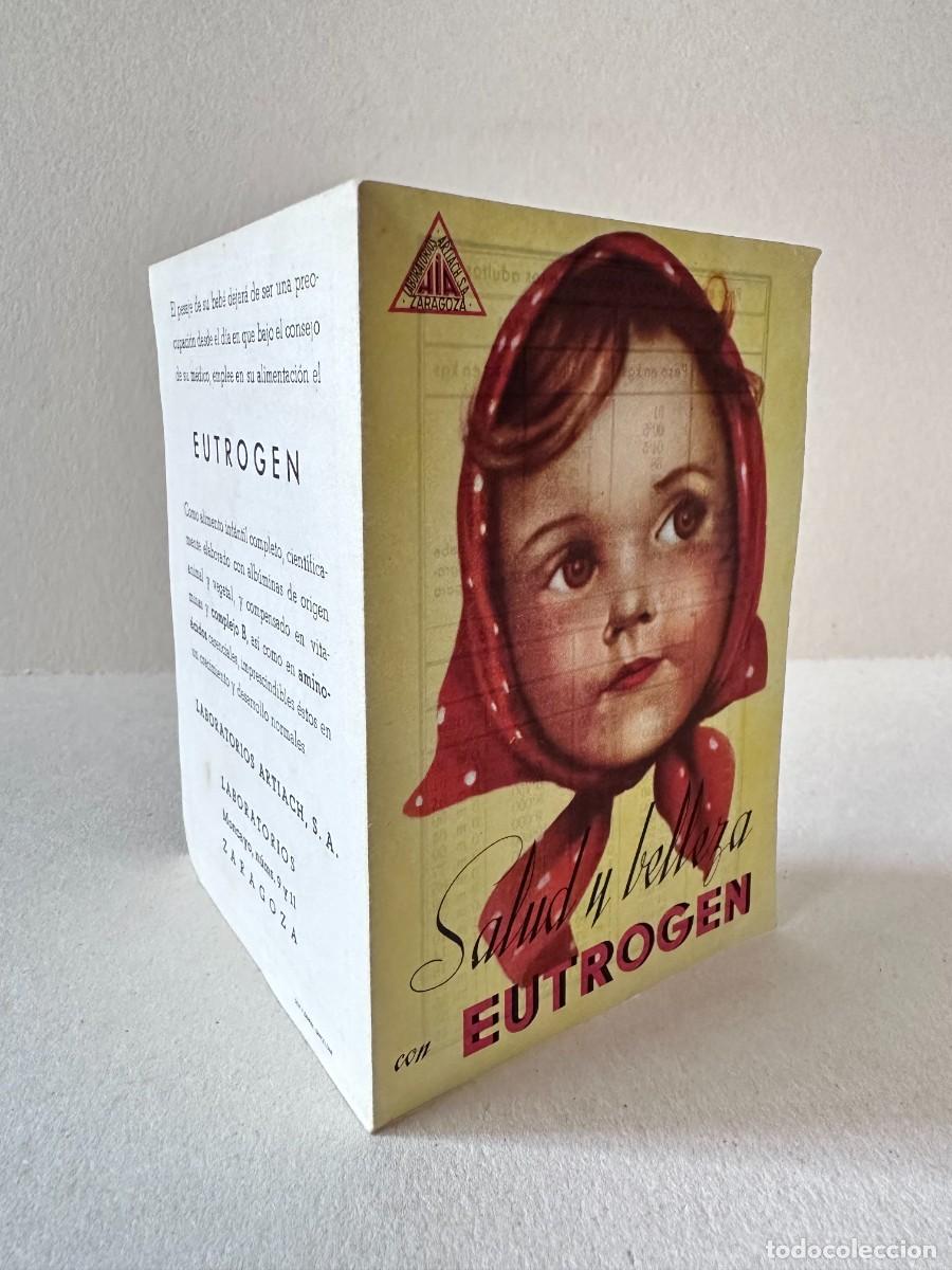 Otros art&iacute;culos de coleccionismo en papel: Eutrogen - D&iacute;ptico publicitario para control del pesaje - 8x11 cm