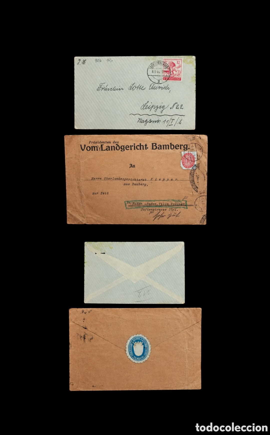Otros art&iacute;culos de coleccionismo en papel: Cartas/Sobres , Historia de Alemania, en buen estado de conservaci&oacute;n.