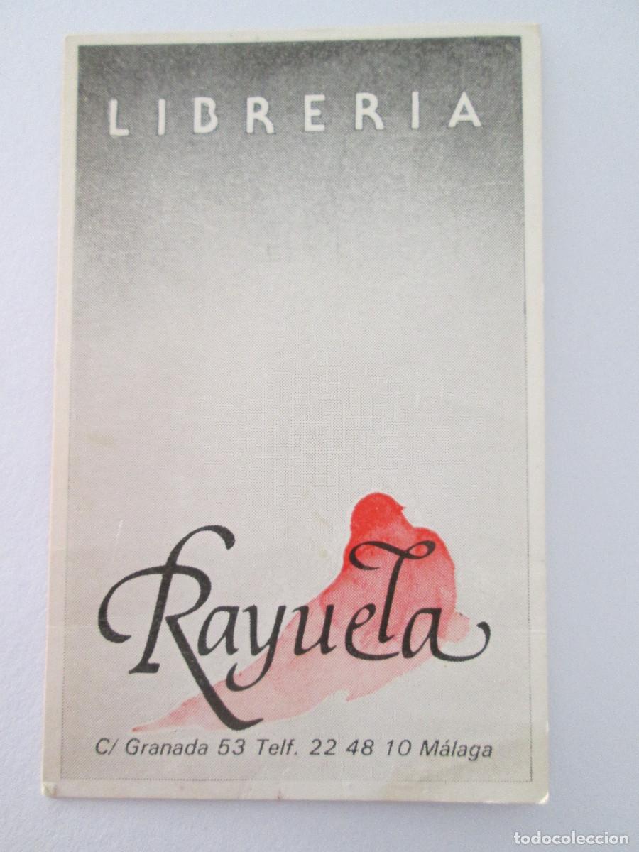 Otros art&iacute;culos de coleccionismo en papel: TARJETA DE VISITA - LIBRERIA RAYUELA - MALAGA