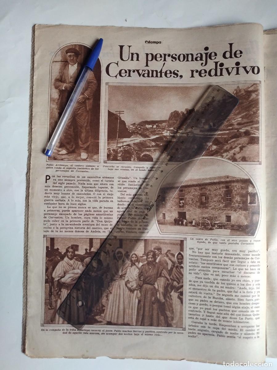 Otros art&iacute;culos de coleccionismo en papel: PANCORBO BURGOS PABLO ARCINIEGA VENTERO VENTA REPORTAJE DOS P&Aacute;GINAS REVISTA A&Ntilde;O 1933
