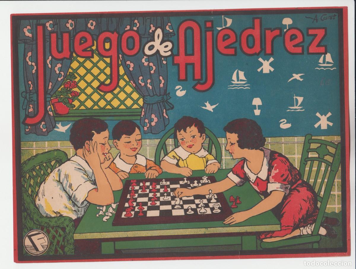 Otros art&iacute;culos de coleccionismo en papel: L&aacute;mina juego de ajedrez