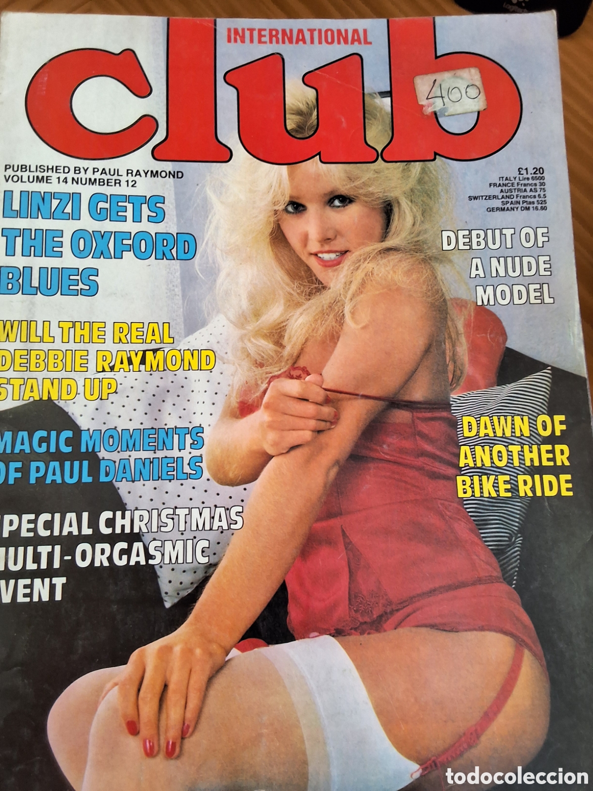 Otros art&iacute;culos de coleccionismo en papel: Club international revista erotica inglesa desnudos mujeres 14/12