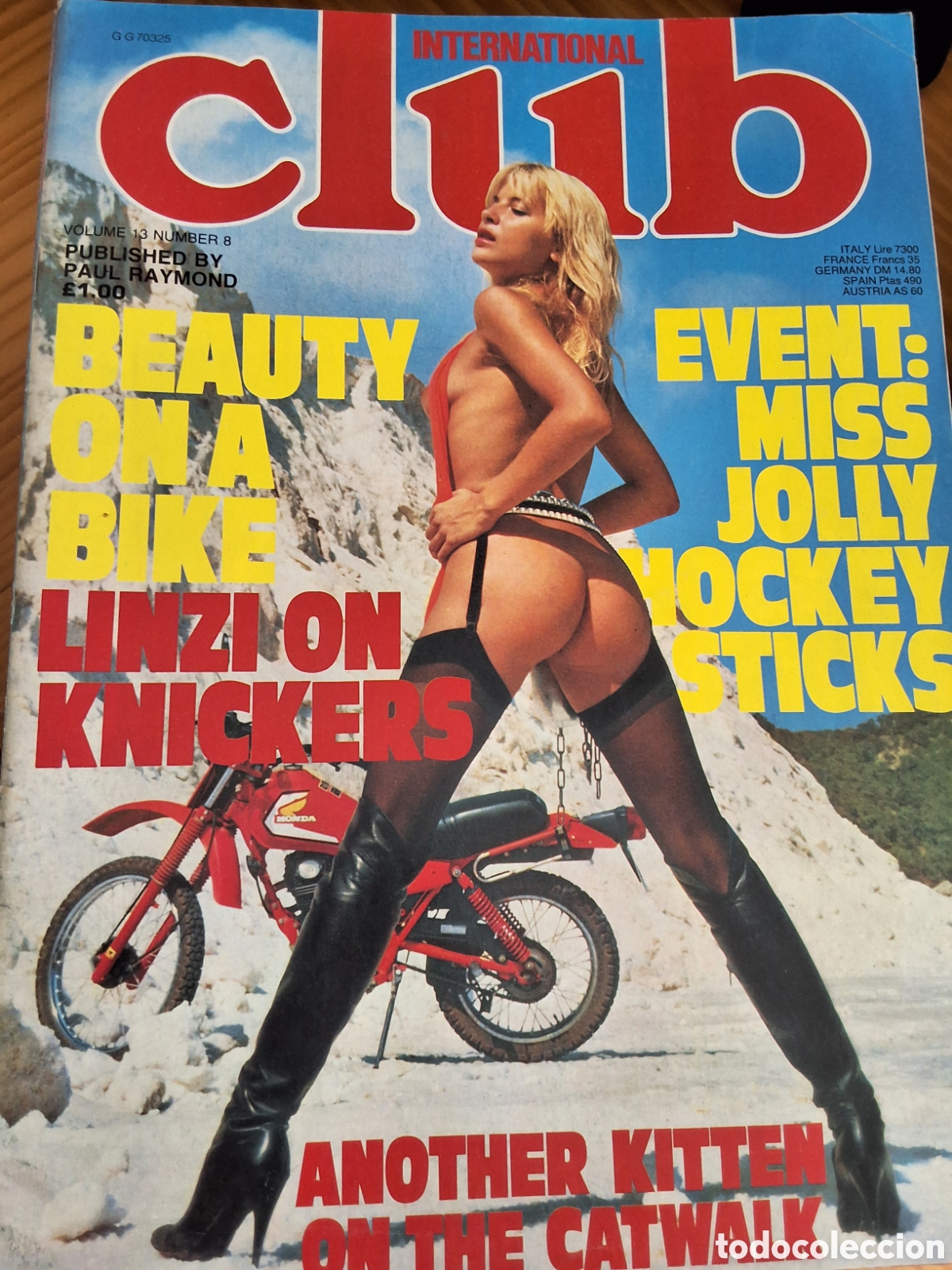 Otros art&iacute;culos de coleccionismo en papel: Club international revista erotica inglesa desnudos mujeres 13/8