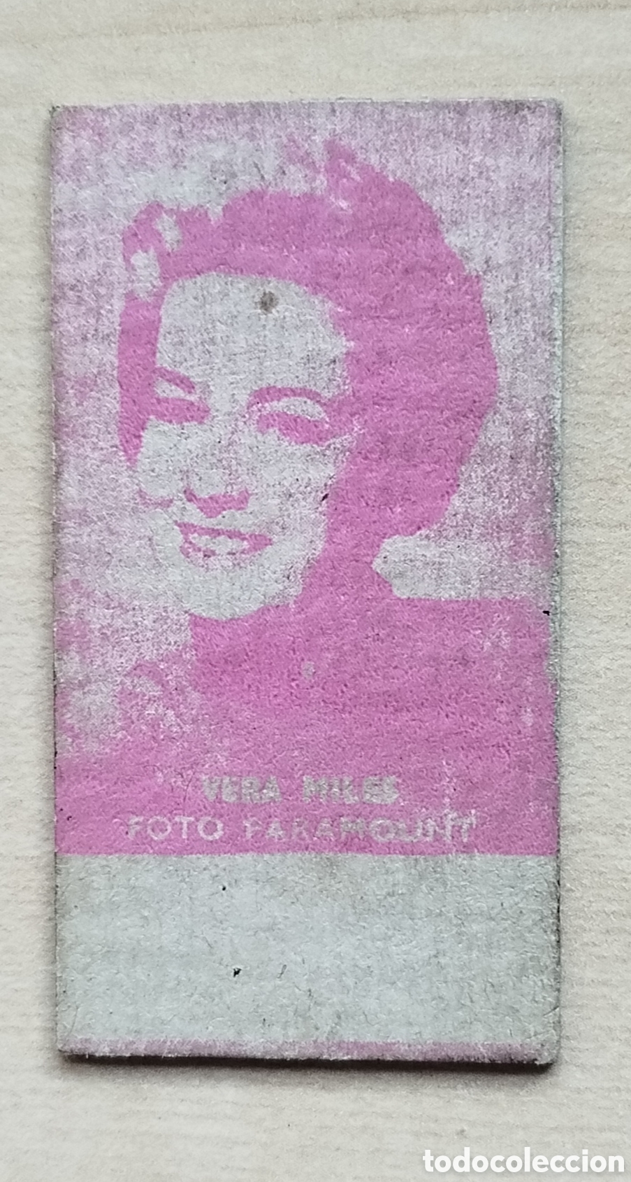 Otros art&iacute;culos de coleccionismo en papel: Ticket de b&aacute;scula, Vera Miles