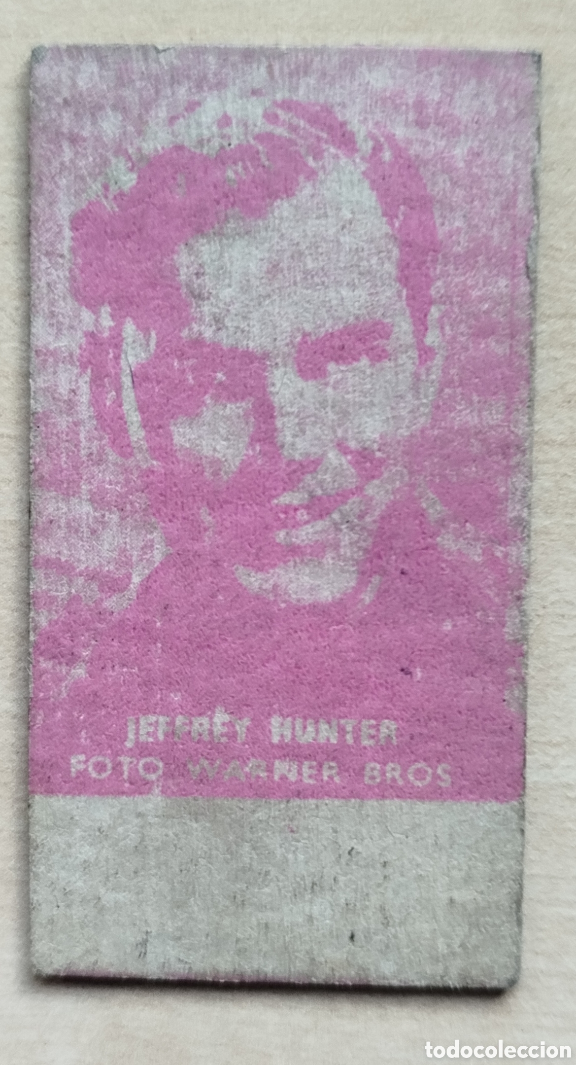 Otros art&iacute;culos de coleccionismo en papel: Ticket de b&aacute;scula Jeffrey Hunter - Foto 1