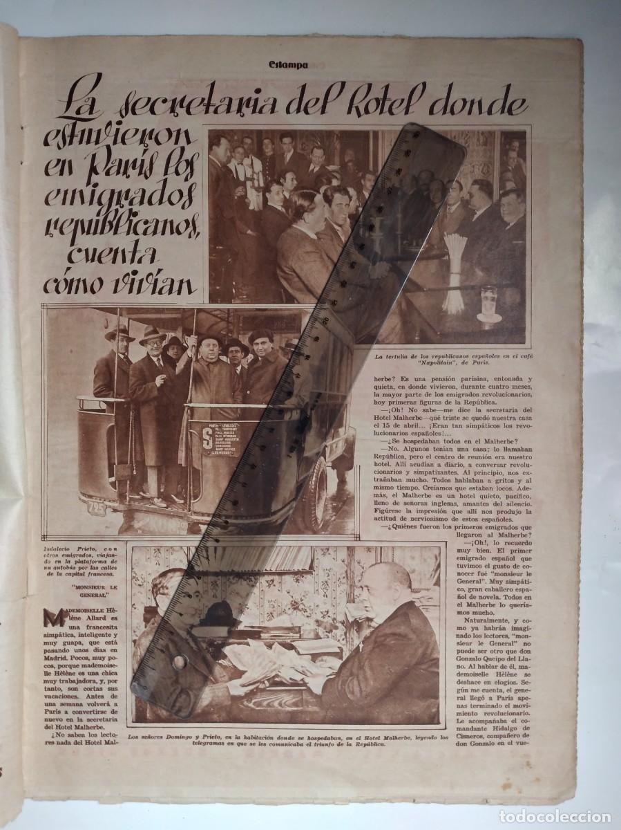 Otros art&iacute;culos de coleccionismo en papel: REPUBLICANOS EMIGRADOS PAR&Iacute;S HOTEL MALHERBE INDALECIO PRIETO CAF&Eacute; NAPOLITAIN JOSEFINA CARABIAS 1931