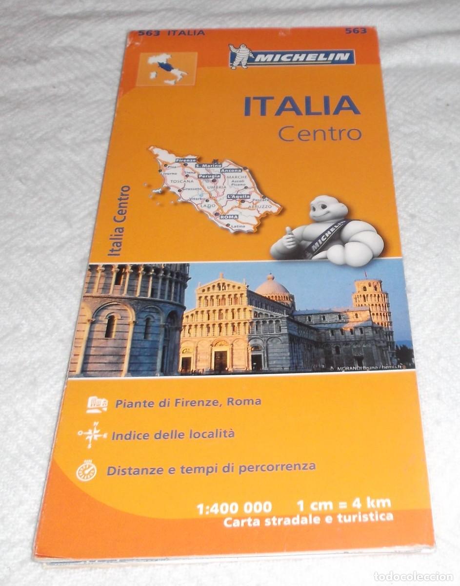 Otros art&iacute;culos de coleccionismo en papel: guia michelin Italia centro con mapa