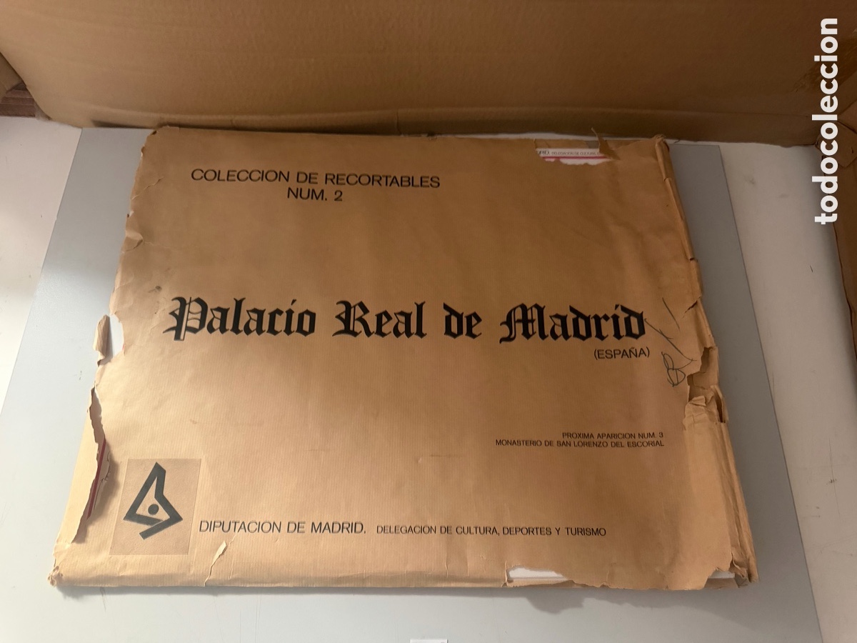 Otros art&iacute;culos de coleccionismo en papel: recortable del Palacio Real de Madrid