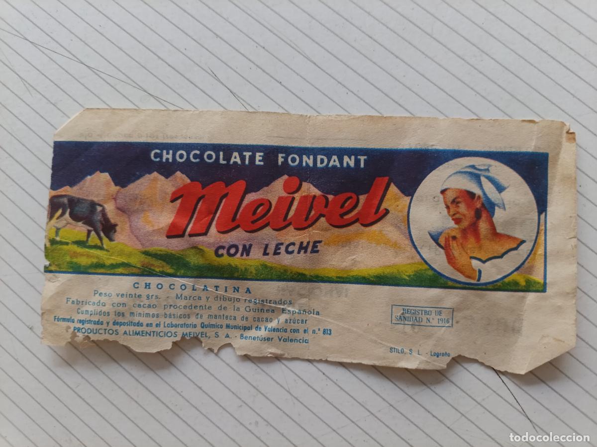 Otros art&iacute;culos de coleccionismo en papel: Pe&ntilde;a Noel 1961 participaci&oacute;n de loter&iacute;a. Publicidad chocolate Meivel, Benet&uacute;ser, Valencia