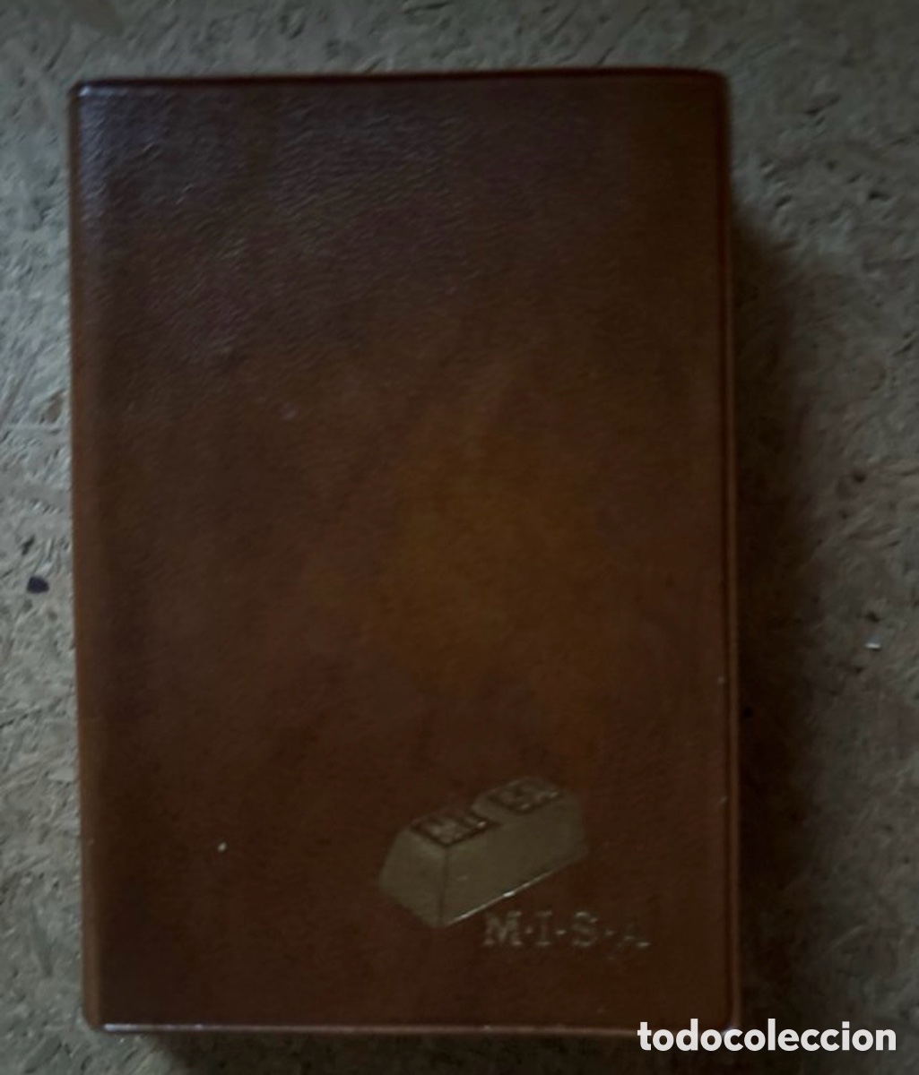 Otros art&iacute;culos de coleccionismo en papel: Estuche o agenda vintage M.I.S.A. 1975
