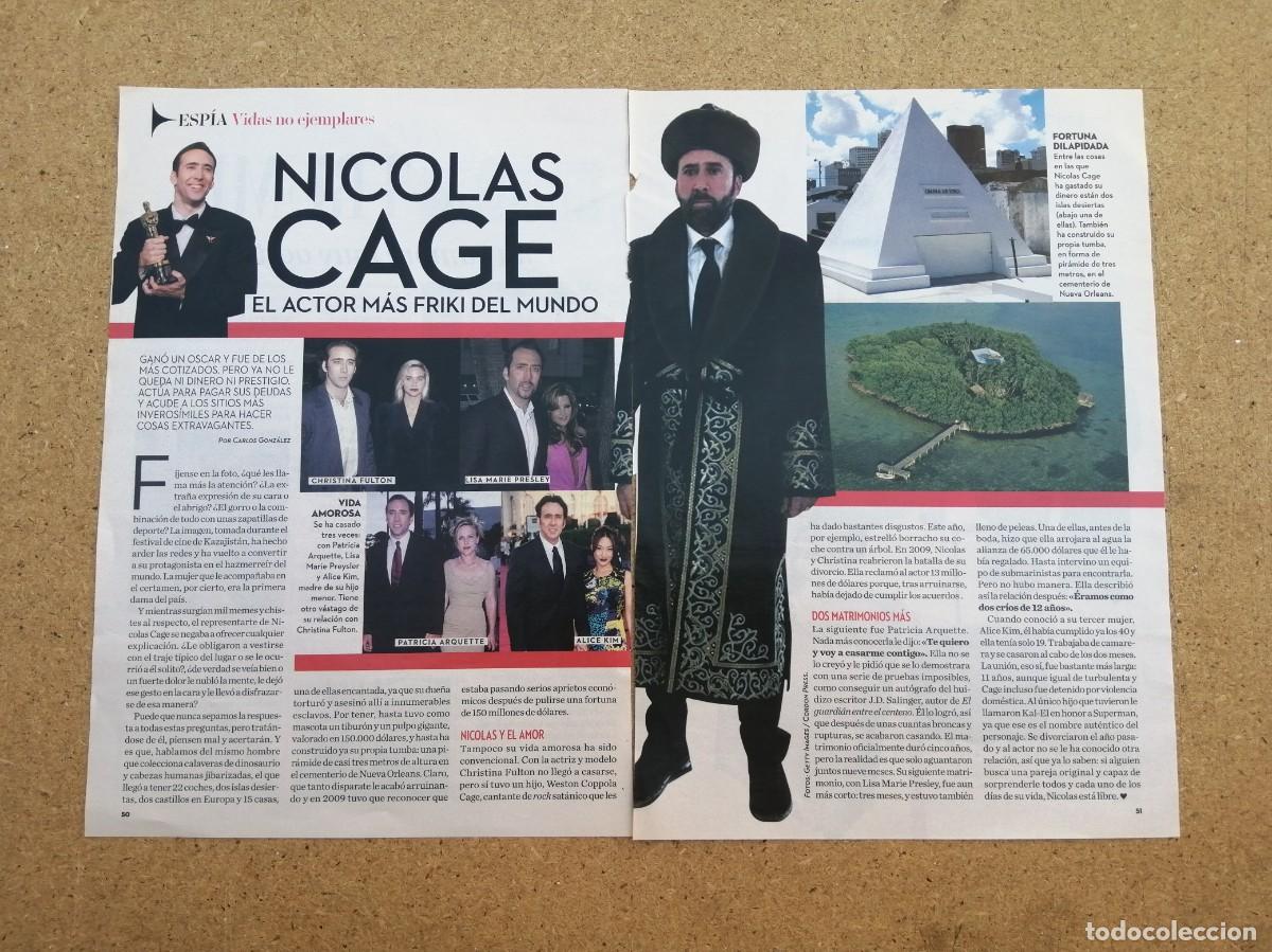 Otros art&iacute;culos de coleccionismo en papel: REPORTAJE. NICOLAS CAGE, EL ACTOR MAS FRIKI