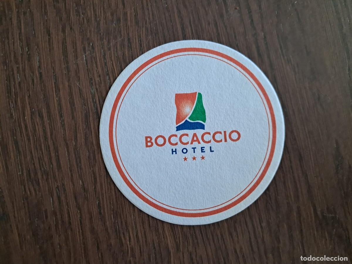 Otros art&iacute;culos de coleccionismo en papel: posavasos de publicidad, hotel boccaccio. Florencia, Italia.