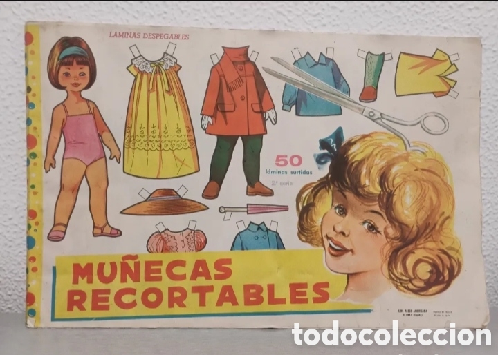 Otros art&iacute;culos de coleccionismo en papel: Mu&ntilde;ecas recortables de EVA las mini, segunda serie 50 l&aacute;minas de la 811 a la 820 de 1964