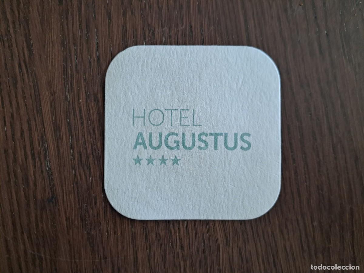 Otros art&iacute;culos de coleccionismo en papel: posavasos de publicidad, hotel Augustus, Cambrils.