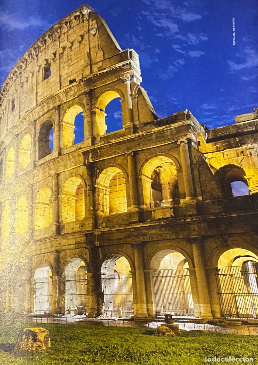 Otros art&iacute;culos de coleccionismo en papel: Fotograf&iacute;a art&iacute;stica. Coliseo de Roma. P&aacute;gina de revista. Tama&ntilde;o folio, enmarcable. Nueva.