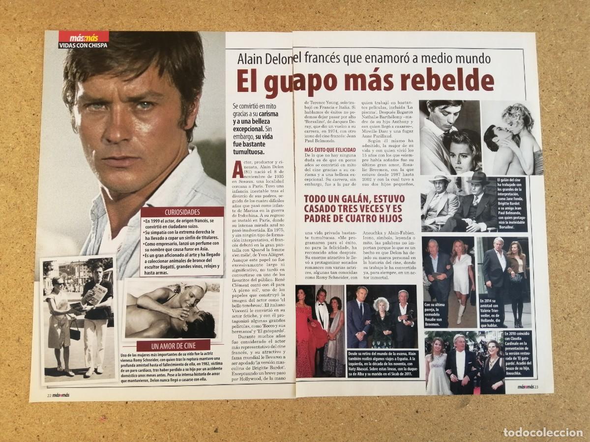 Otros art&iacute;culos de coleccionismo en papel: REPORTAJE. ALAIN DELON, EL GUAPO MAS REBELDE