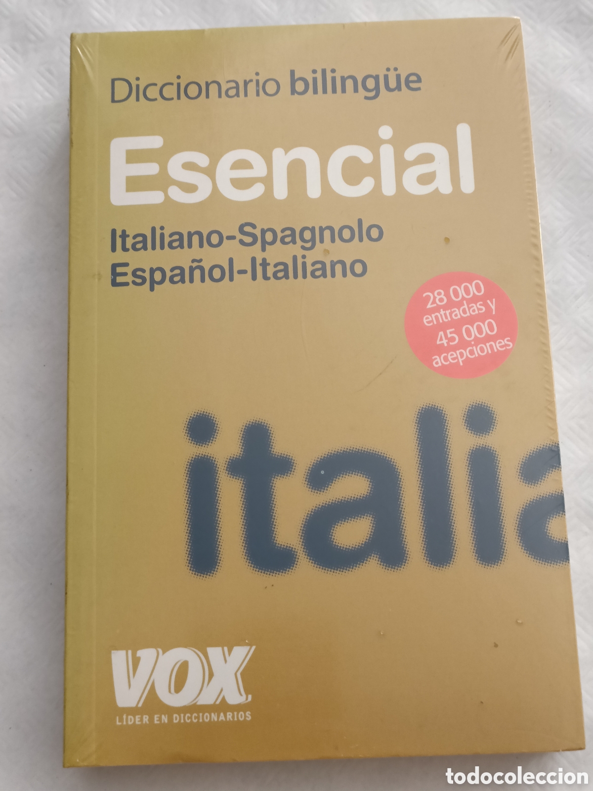 Otros art&iacute;culos de coleccionismo en papel: Diccionario biling&uuml;e Esencial Italiano-Spagnolo / Espa&ntilde;ol-Italiano de la Editorial Vox.