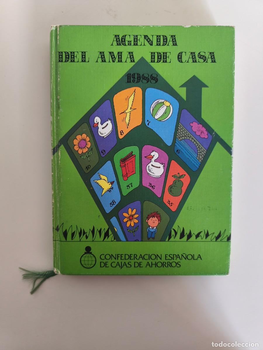 Otros art&iacute;culos de coleccionismo en papel: Agenda del ama de casa 1988 &ndash; cajas de ahorros confederadas &ndash; vintage