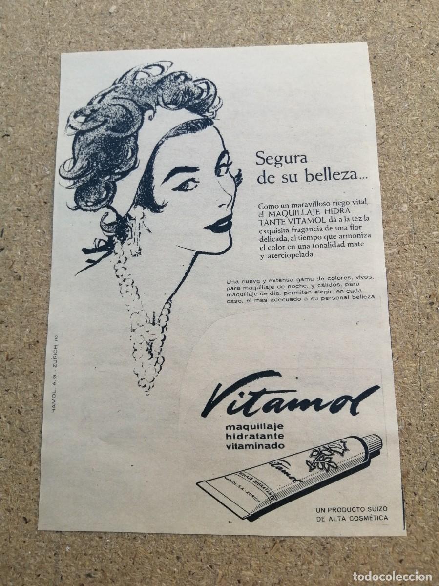Otros art&iacute;culos de coleccionismo en papel: ANUNCIO. VITAMOL MAQUILLAJE HIDRATANTE VITAMINADO
