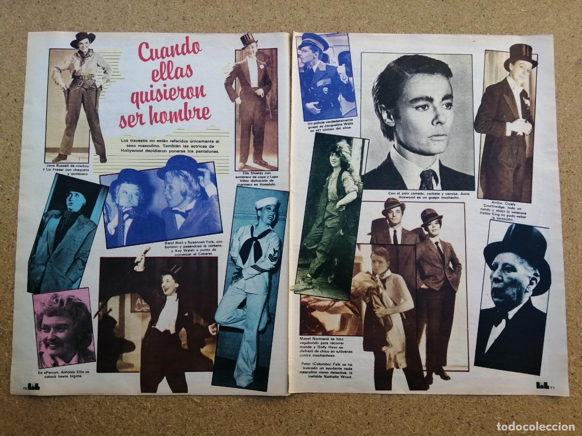 Otros art&iacute;culos de coleccionismo en papel: REPORTAJE CINE. CUANDO ELLAS QUISIERON SER HOMBRES (NATALIE WOOD - ANNE HEYWOOD - JANE RUSSELL -...)