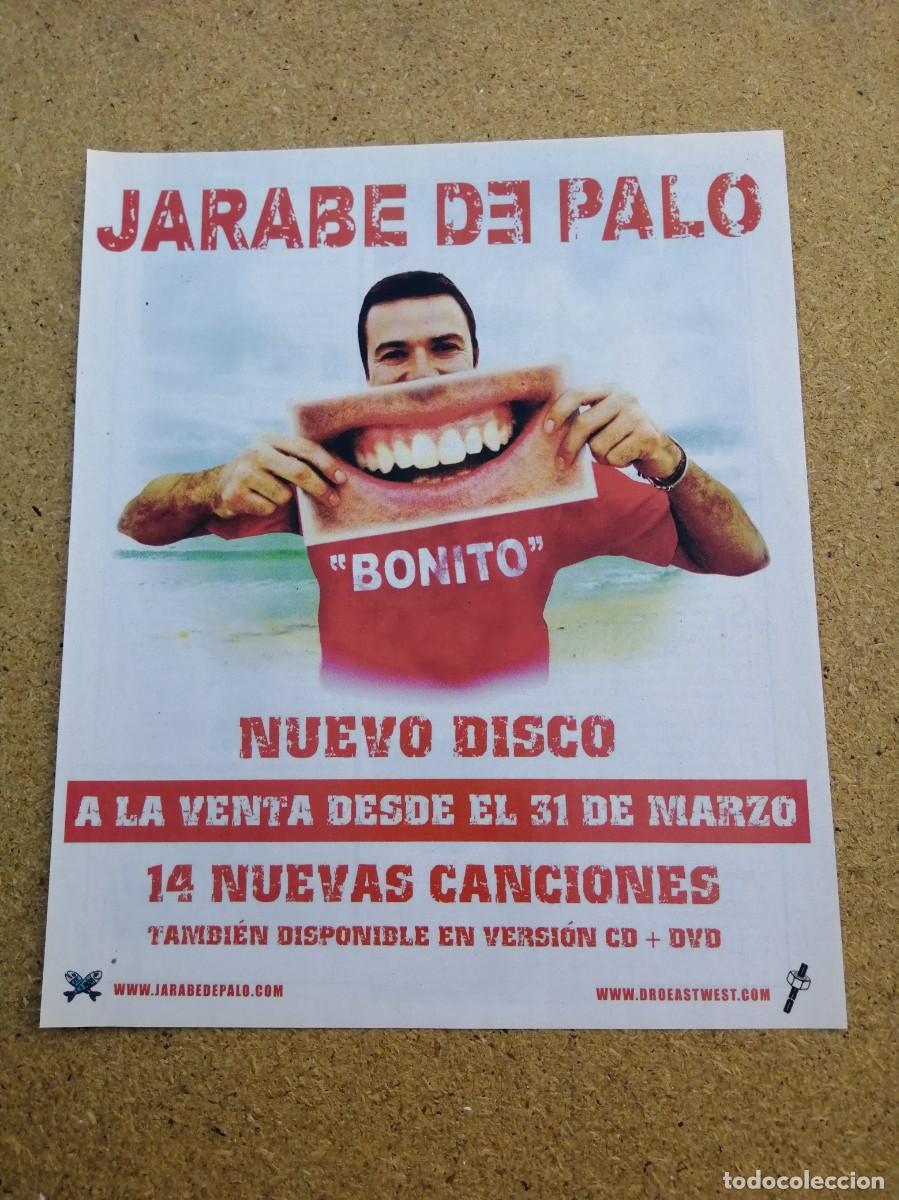 Otros art&iacute;culos de coleccionismo en papel: ANUNCIO. DISCO JARABE DE PALO &rdquo;BONITO&rdquo;