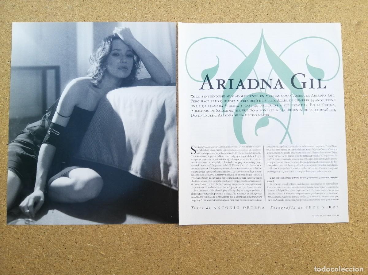Otros art&iacute;culos de coleccionismo en papel: REPORTAJE. ARIADNA GIL - Foto 1