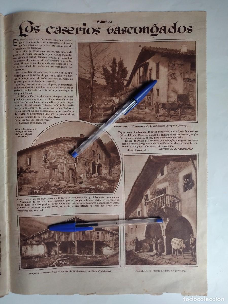 Otros art&iacute;culos de coleccionismo en papel: CASER&Iacute;O VASCO UNAMUNSAGA DE ECHEVARRIA MARQUINA CENGOTITA BEITIA DE BERRIZ MALLABIA ORBE EIBAR 1931