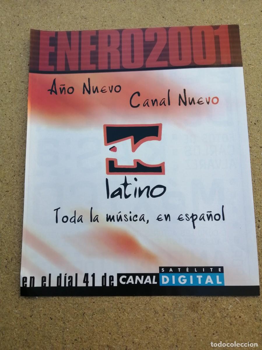 Otros art&iacute;culos de coleccionismo en papel: ANUNCIO. CANAL 40 LATINO