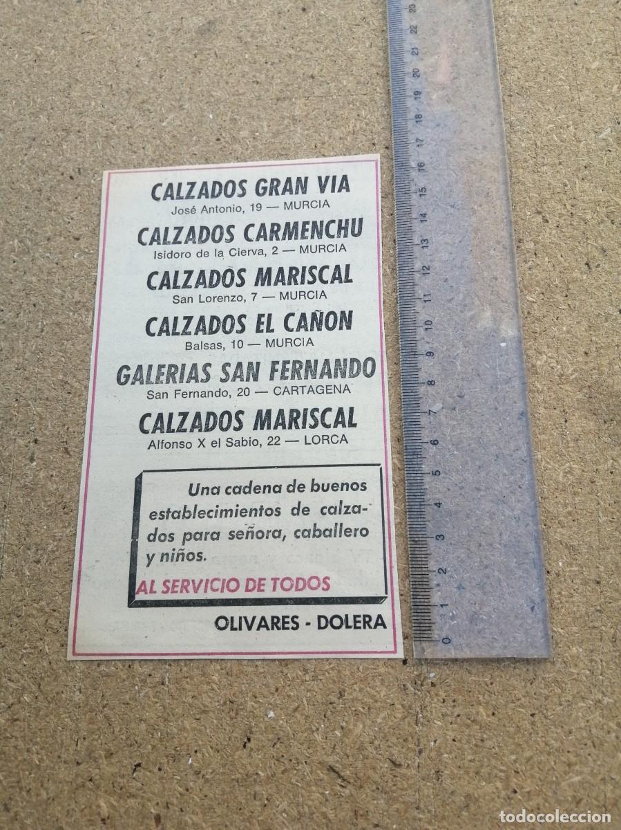 Otros art&iacute;culos de coleccionismo en papel: ANUNCIO. CALZADOS (MURCIA - LORCA)