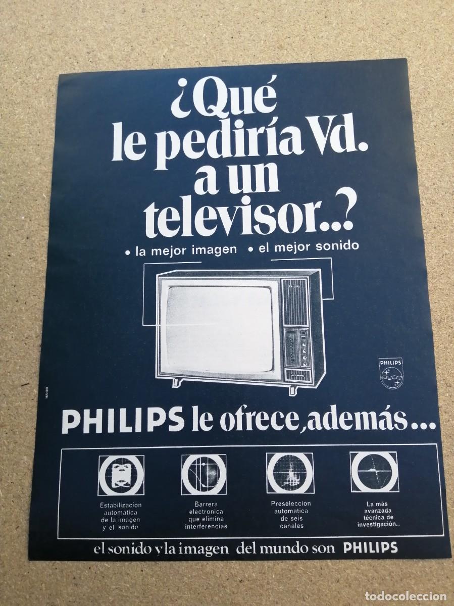 Otros art&iacute;culos de coleccionismo en papel: ANUNCIO. TELEVISOR PHILIPS