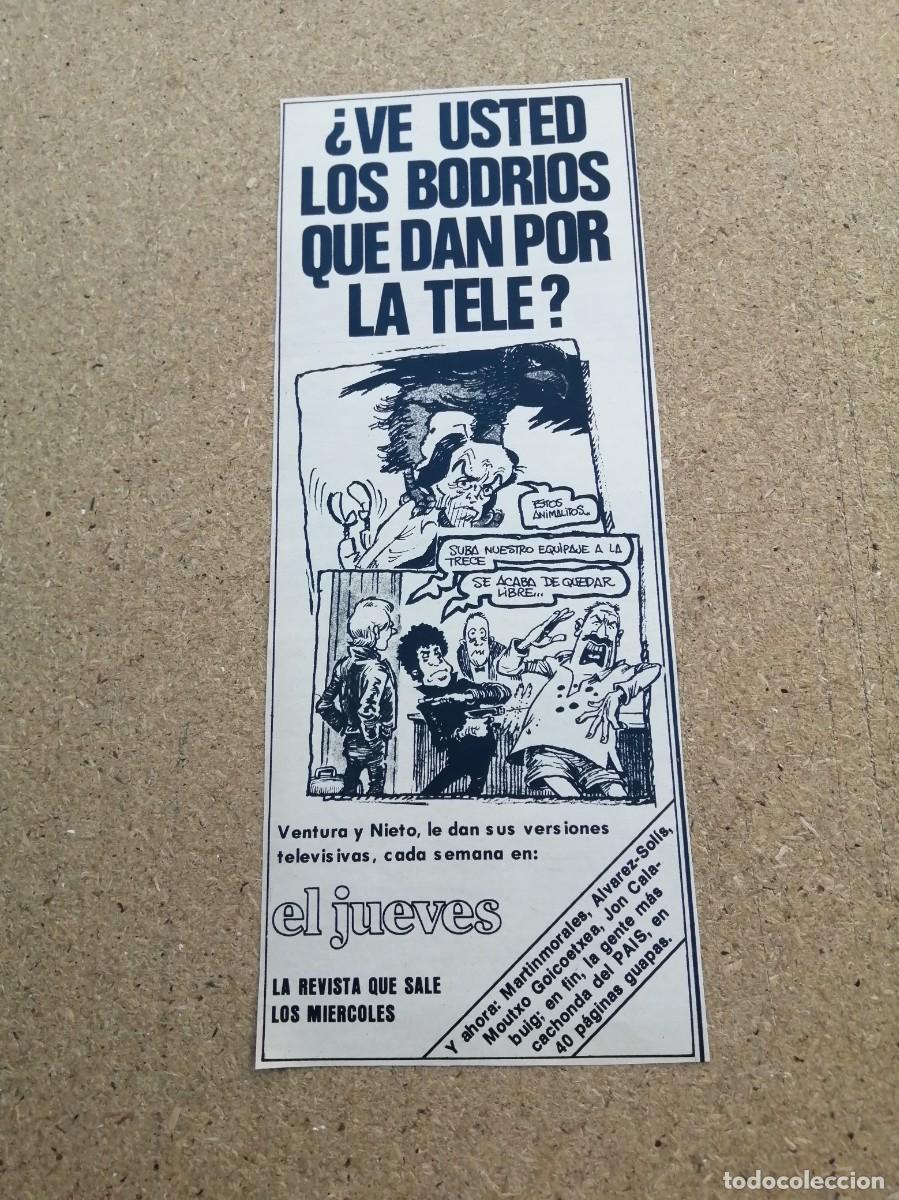 Otros art&iacute;culos de coleccionismo en papel: ANUNCIO. REVISTA EL JUEVES