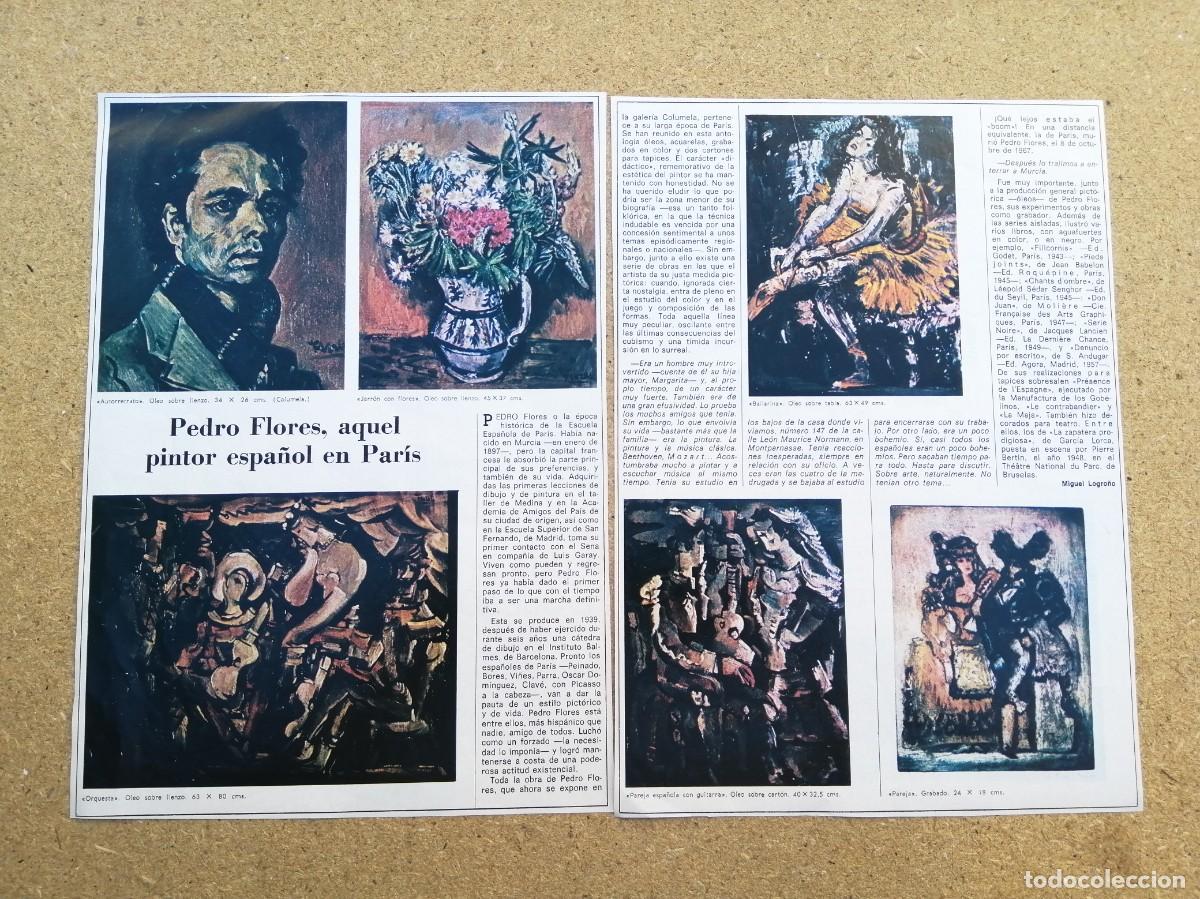 Otros art&iacute;culos de coleccionismo en papel: REPORTAJE. PEDRO FLORES, AQUEL PINTOR ESPA&Ntilde;OL EN PARIS