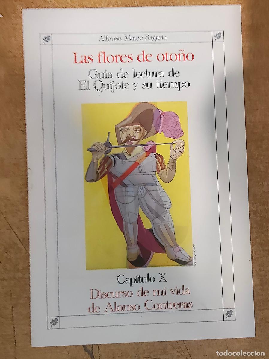 Otros art&iacute;culos de coleccionismo en papel: LAS FLORES DE OTO&Ntilde;O # A. MATEO SAGASTA GUIA LECTURA DE EL QUIJOTE Y SI TIEMPO