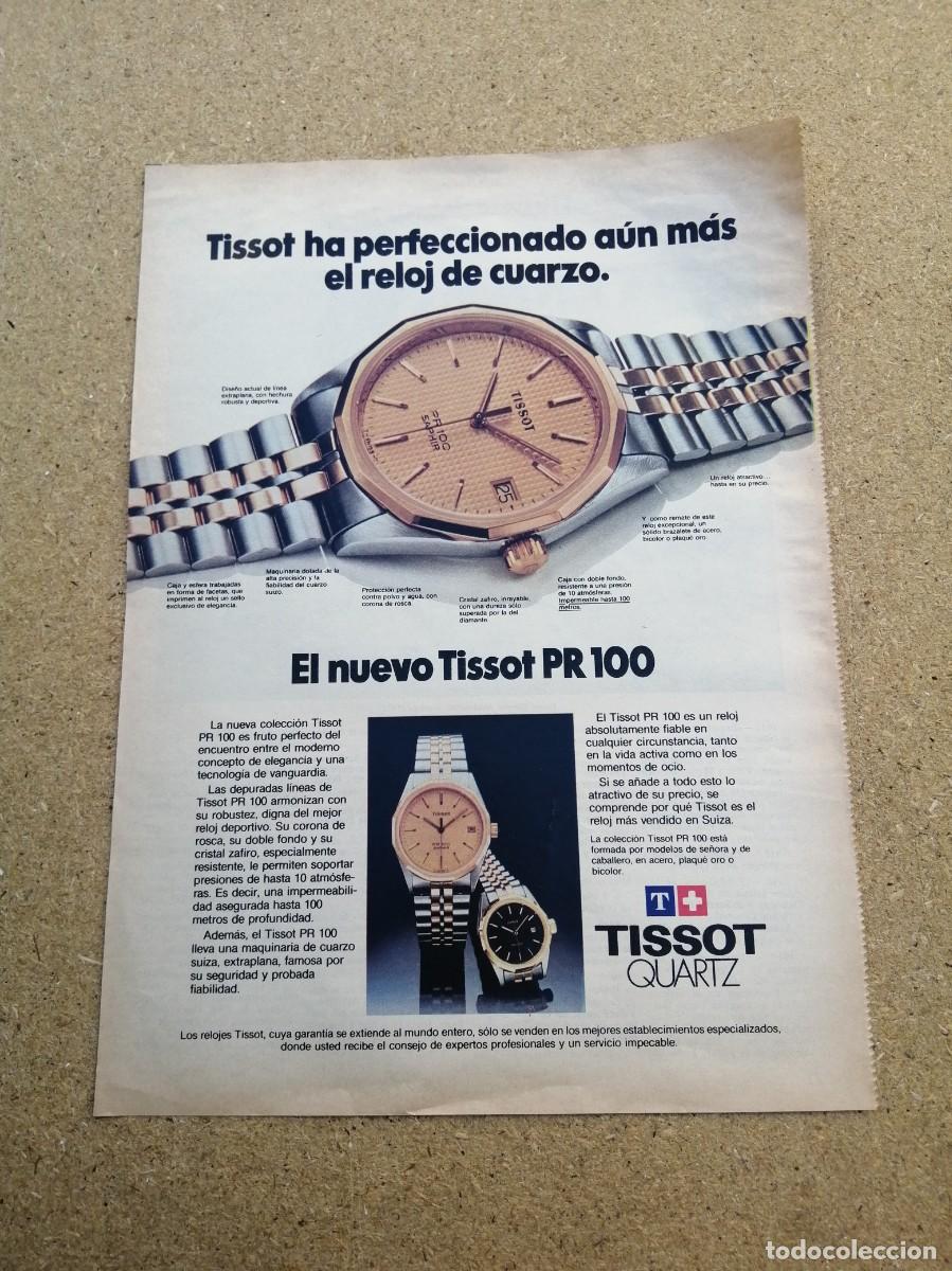 Otros art&iacute;culos de coleccionismo en papel: ANUNCIO. RELOJ TISSOT
