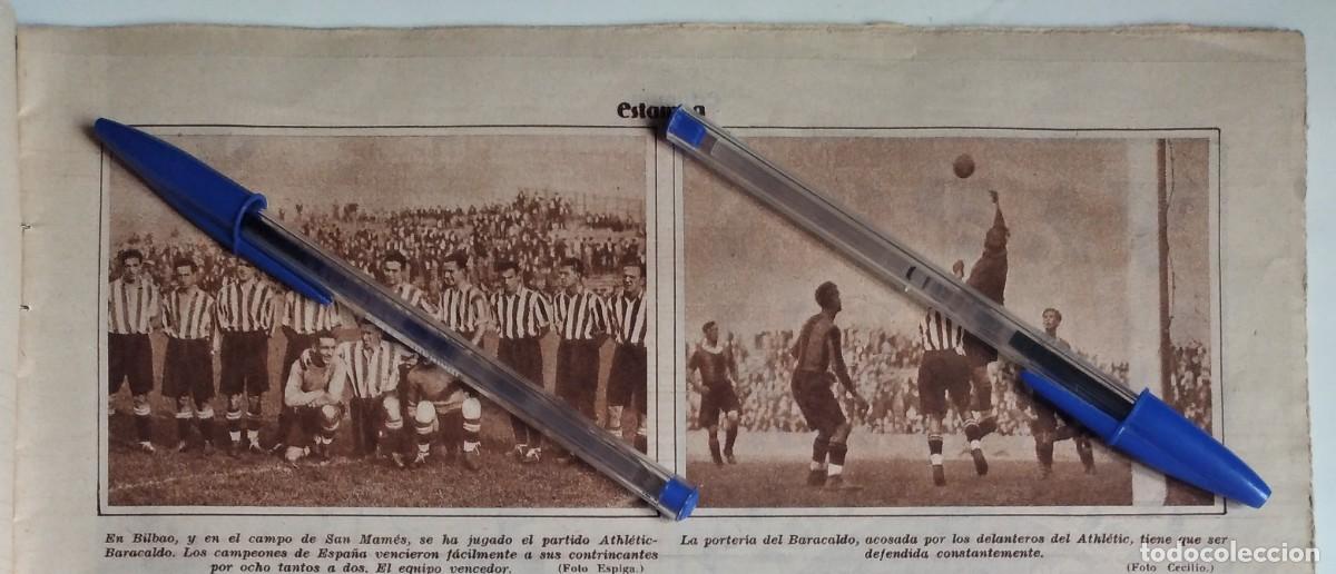 Otros art&iacute;culos de coleccionismo en papel: ATHLETIC DE BILBAO SAN MAMES PARTIDO DE FUTBOL CONTRA EL BARACALDO RECORTE REVISTA 1931