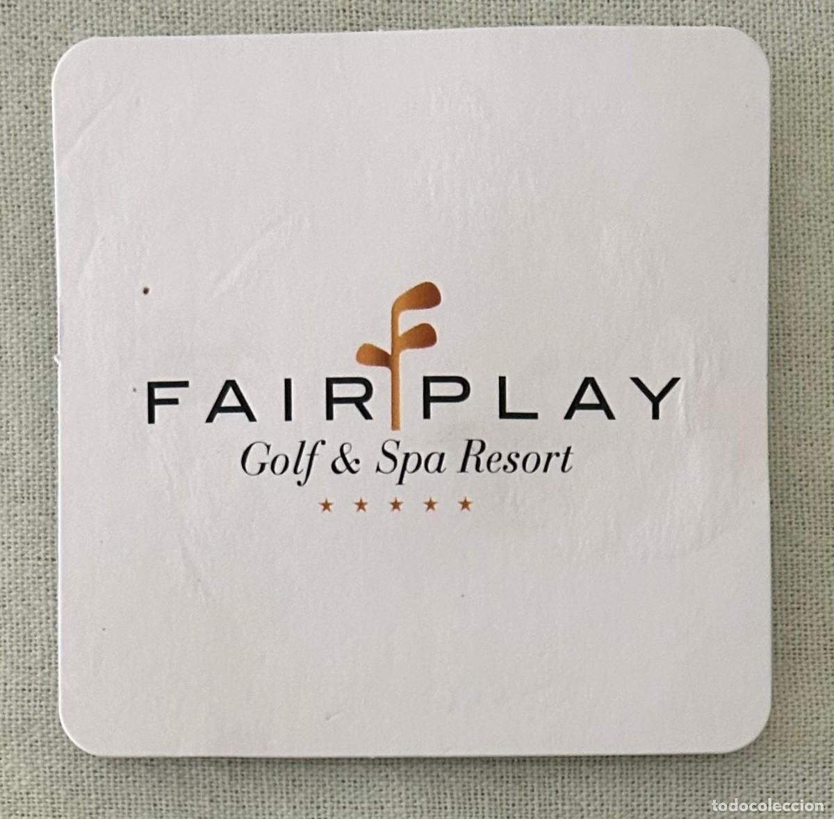 Otros art&iacute;culos de coleccionismo en papel: POSAVASOSOS- HOTEL FAIR PLAY GOLF