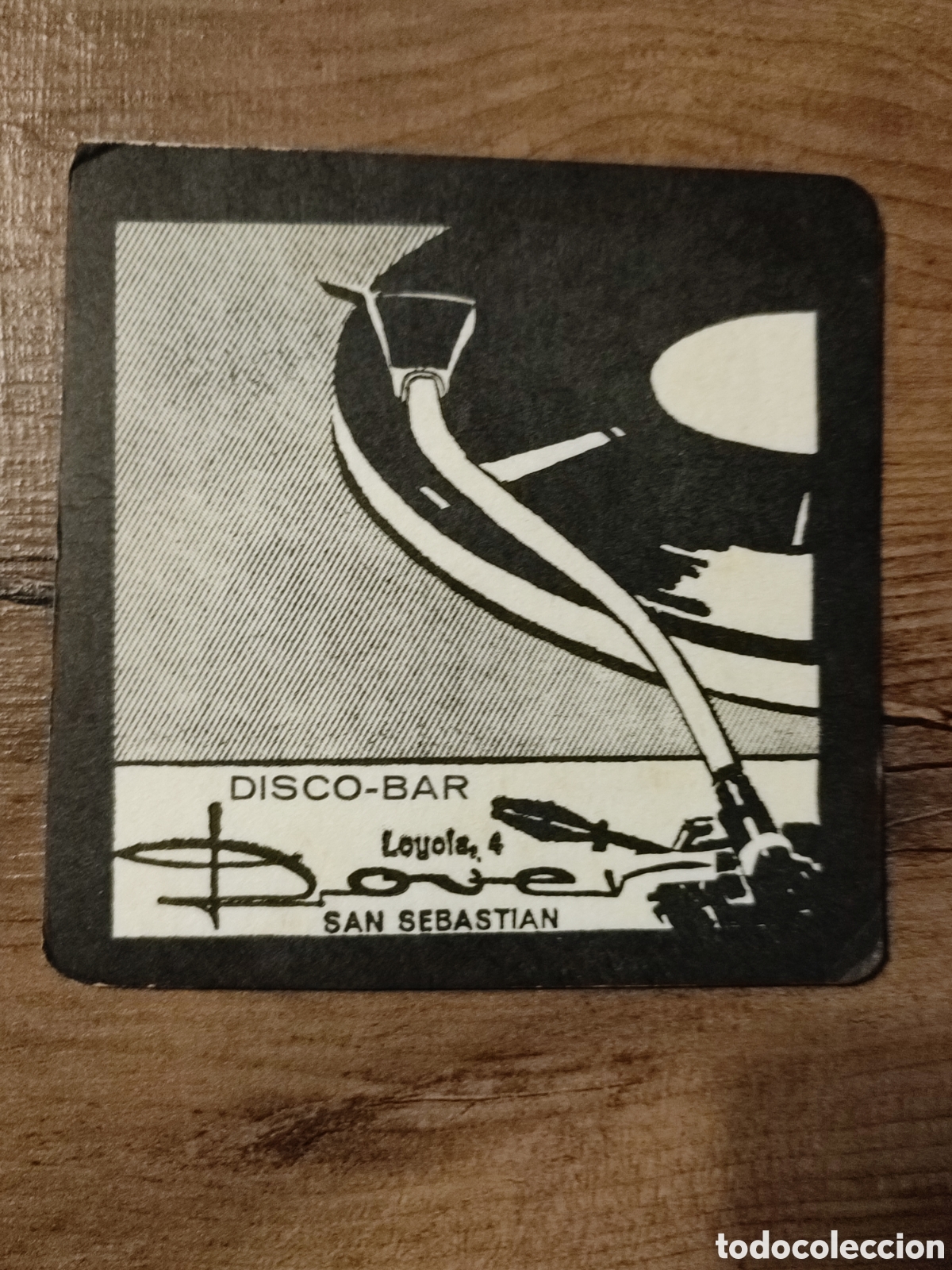 Otros art&iacute;culos de coleccionismo en papel: Posavaso DISCO PUB Dover SAN SEBASTI&Aacute;N