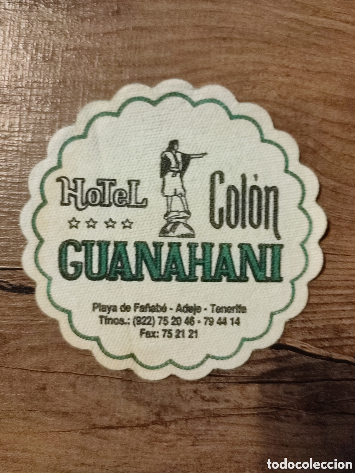 Otros art&iacute;culos de coleccionismo en papel: Posavaso Hotel Col&oacute;n Guanahani TENERIFE