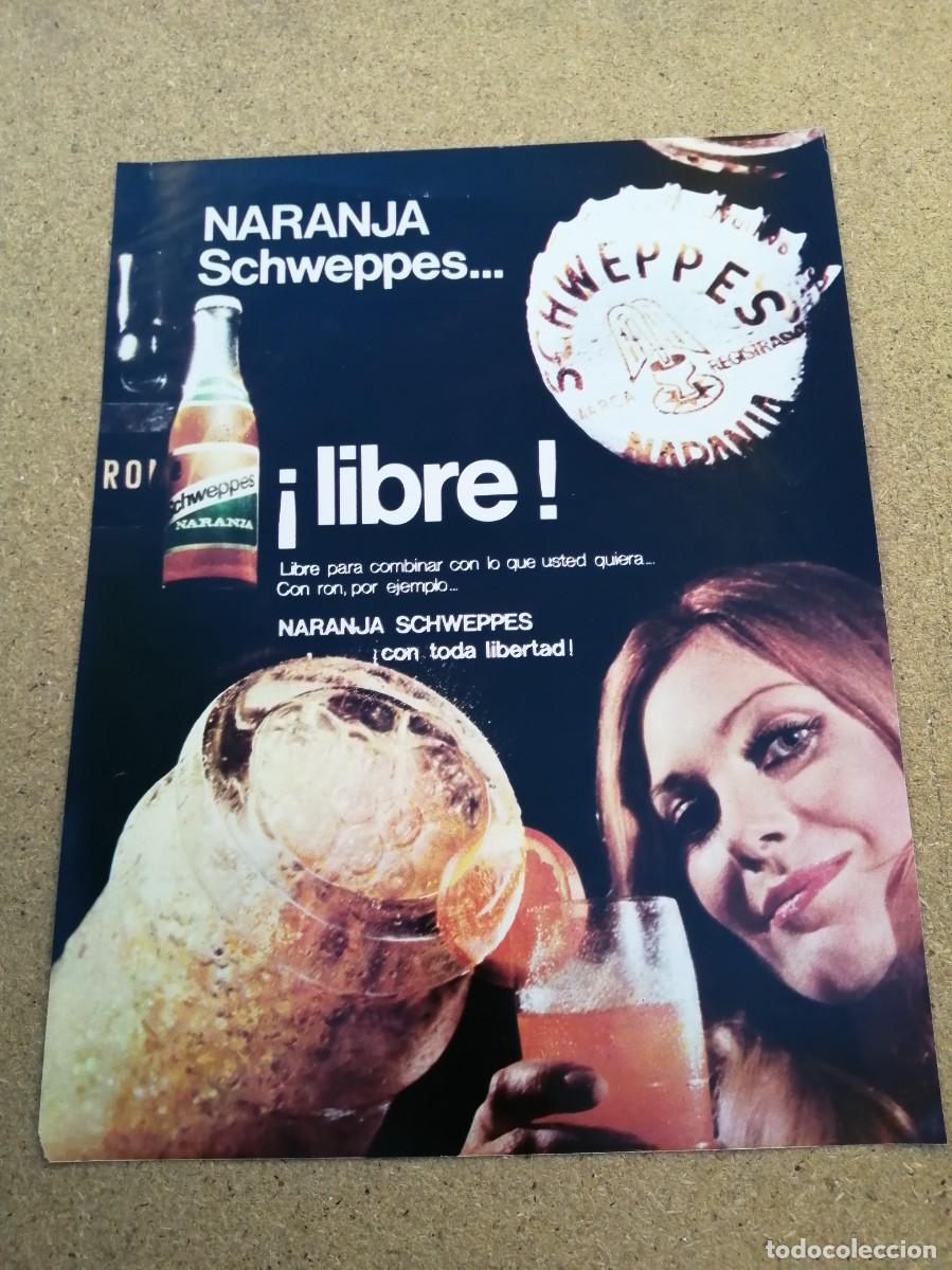 Otros art&iacute;culos de coleccionismo en papel: ANUNCIO. NARANJA SCHWEPPES - Foto 1