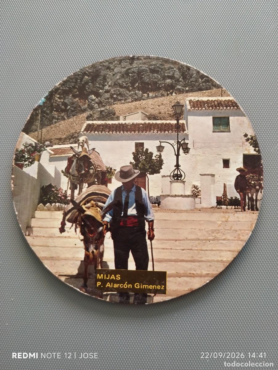 Otros art&iacute;culos de coleccionismo en papel: Posavasos recuerdo de mijas (654)